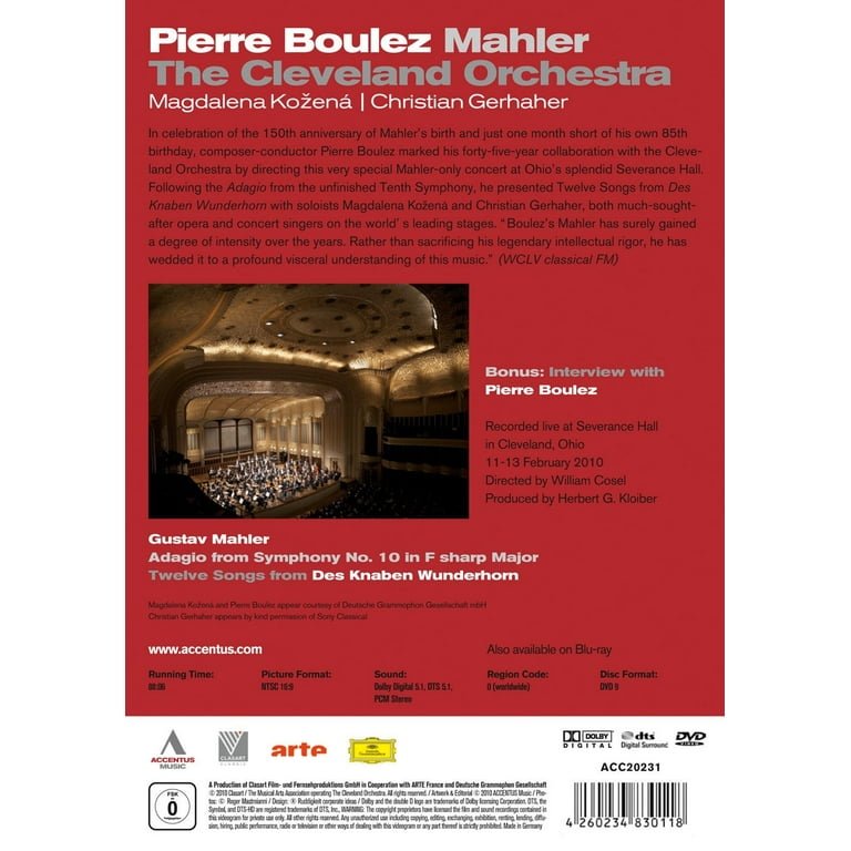 Amazon.com: Das Knaben Wunderhorn / Adagio From Symphony 10