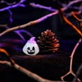 thumbnail image 4 of Halloween Mini Pumpkin Ghost, Resin Figurine Set, Colorful Desktop Decor, Cute Translucent Appearance and Durable Polyresin Build for Car Dashboards, Shelves and Party Tables., 4 of 7