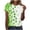 Multicolor6, variant on HAiming St. Patrick’s Day Shamrock T-Shirt Short Sleeve Round Neck Casual Cute Printed Trendy Pullover Tops Clothes