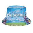 thumbnail image 1 of Palworld Sombrero bucket para adultos, gorra de protección solar, sombrero de pescador plegable para viajes al aire libre, pesca y actividades de verano, 1 of 6