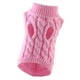thumbnail image 3 of Suéter de punto para perro Fernando Ropa tejida para cachorros Rosa XL, 3 of 8