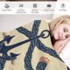 thumbnail image 4 of Manta para cama con diseño de ancla náutica vintage, cálida, acogedora y ligera, de 70 x 80 pulgadas, para cama, sofá, regalo para adultos y niños, cumpleaños, sin desprendimiento ni formación de, 4 of 8