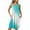 Mint Green, variant on gakvbuo Summer Tank Dress for Women Women Print With Pockets Sleep Shirts Sleeveless Sleepwear Pleated Front Nightshirt Round Neck Nightdress