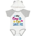 thumbnail image 3 of Inktastic My Oma and Opa Love Me with Hearts Boys or Girls Baby Bodysuit, 3 of 5
