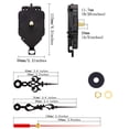 thumbnail image 2 of Reloj de Pared Oscilante Sunnimix HR1688 Movimiento de Cuarzo DIY, 2 of 8