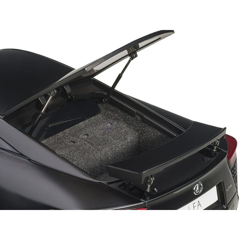 Diecast Lexus LFA Matt Black 1/18 Model Car by Autoart