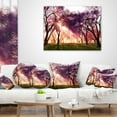 thumbnail image 4 of Designart Cherry Blossoms Japan Garden - Landscape Printed Throw Pillow - 12x20, 4 of 5
