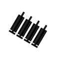 thumbnail image 2 of 4x Sofa Feet Metal Furniture Legs Rustproof Adjustable Height Support Leg for Furniture Modern Style Replacement Couch Legs for Table Chair , black 10cm, 2 of 8
