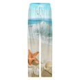 thumbnail image 4 of Ocean Beach Pajamas For Women Loose Retro Night Pajama Pants Comfortable Sleepwear Bottoms Homewear, 4 of 6