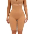 thumbnail image 6 of Daqian Womens Plus Size Shorts Women Tummy Control High Waisted Body Shaper Shorts Shapewear Control Panties Plus Size Shorts for Women Khaki XXXL(XXXL), 6 of 7