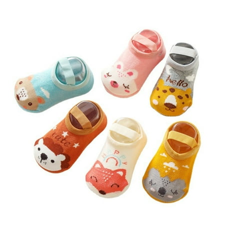 

LYCAQL Baby Shoes Warm Winter Baby Shoes Cartoon Shape Baby Shoes Baby Soft Sole Socks Size 4 Slip on Shoes (C 5 )