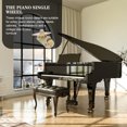 thumbnail image 3 of Miangastore Steel Piano Caster Replacement Round Upright Piano Accessory 1Pcs, 3 of 9