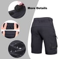thumbnail image 3 of Pantalones cortos de bicicleta de montaña Ally 4D acolchados de secado rápido para hombre, 3 of 9