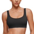thumbnail image 1 of Bralette CRZ YOGA Softhold Sin Aros Espalda en U Negro XL, 1 of 5
