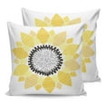 thumbnail image 7 of Outdoor Throw Pillow Cover Rustic Yellow Black Sunflowers Flower Waterproof Cushion Covers 2 Pack White Line Stripe Petal Pillow Cases Home Decoration for Patio Garden Couch Sofa, 7 of 7