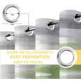 thumbnail image 4 of Fsddascl Sage Green Gray Blackout Curtains for Bedroom/Living Room, Thermal Insulated Kitchen Curtains, Neutral Abstract White Ombre Texture Grommet Darkening Window Treatment Drapes 27.5"x39"x2, 4 of 6