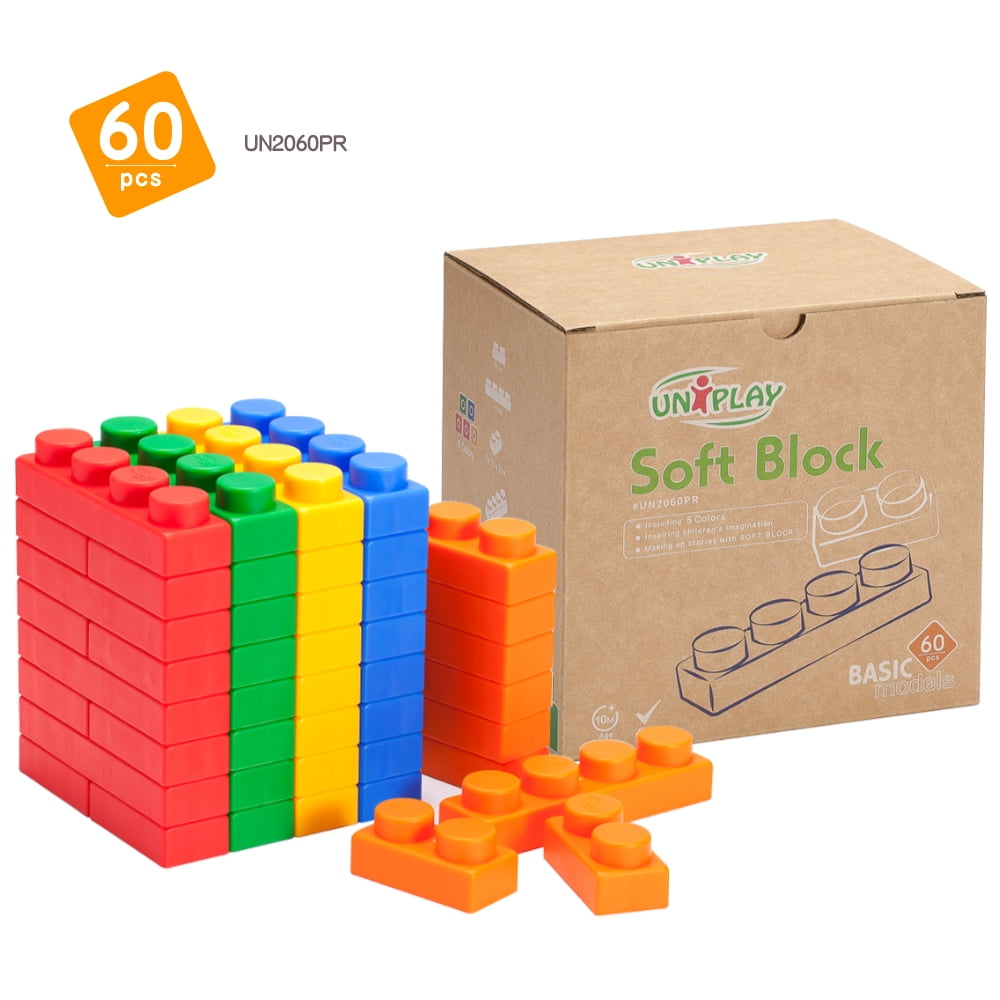 UNiPLAY Basic Soft Building Blocks — Cognitive Development Toy