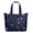 Sci-fi, variant on Cute Space Galaxy Aesthetic Travel Tote Bag with Rocket Planet Print Lightweight Weekender Bag with Multiple Pockets for Weekend Getaways