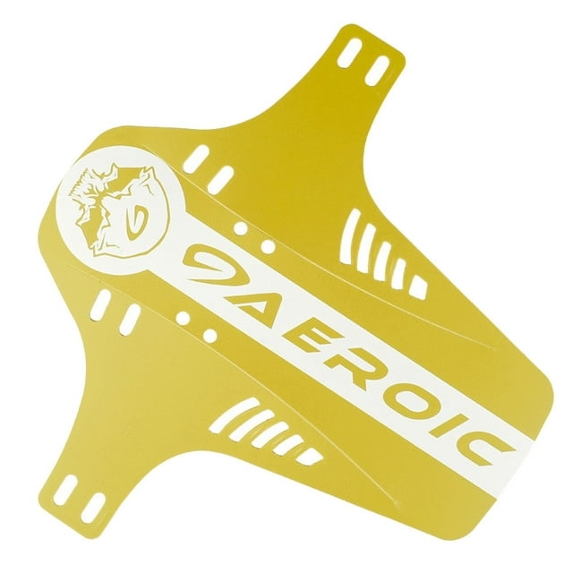 MTB Mudguard Set for Bike Front and Rear Wheels, Slim Fork Design Plastic Fenders Keep Rider Dry and Clean, Easy Installation with Cable Ties for All Terrain