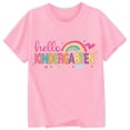 thumbnail image 4 of HCYSFG Girls Back To School Top Short Sleeve Kindergarten Graphic Print Crew Neck T Shirt School Wear Tee, 4 of 4