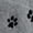 Gray, variant on Women's 3-Pack Crew Socks with Allover Paw Print Pattern Soft Stretch Casual Sock Set - Black