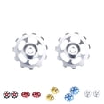 thumbnail image 2 of Guardoinrt 1/5PCS 11T Rear Derailleur Ceramic Bearing Wheel Pulley Silver 1Set, 2 of 6