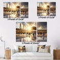 thumbnail image 4 of Designart "Kaaba Reflection Islam wall art I" Islamic Metal Wall Décor Set, 4 of 5