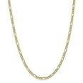 thumbnail image 1 of 10K Yellow Gold 4.75mm Semi-Solid Figaro Chain 24 IN, 1 of 5