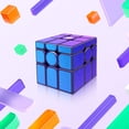 thumbnail image 2 of 3x3x3, Magnetic Mirror Speed ​​cube puzzle game Toy, Children Adult Square, resolved by Shape, 2 of 2