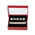 thumbnail image 3 of Pulsera Tipo italiana Bicolor 5 charms de amor y estilo Acero Inoxidable Horoz WH545, 3 of 4