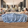 thumbnail image 2 of Manta de cama, 100% algodón, tejido gofrado, 130 x 180 cm, 2 of 7