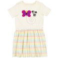 thumbnail image 3 of Inktastic 2nd Birthday I'm Two Girls Butterfly Girls Toddler Dress, 3 of 5
