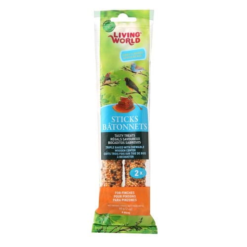 Living World Honey Stick for Finches, 2 pack