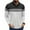 A009-White, variant on Mens Striped Polo Shirts Long Sleeve Contrast Color Golf Shirt Casual Collared Fashion T Shirts