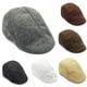 thumbnail image 3 of Boina de lino para hombre y mujer, sombrero de lino con protector solar, sombrero de conducción de taxista, estilo británico con visera (gris), 3 of 5
