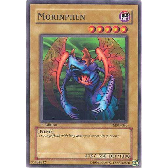YuGiOh Metal Raiders Common Morinphen MRD-043