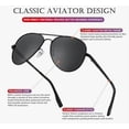 thumbnail image 2 of Lentes De Sol Polarizadas Uv400 Para Hombre Caballero Modelo Negro, 2 of 4