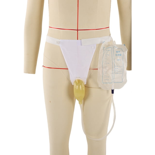 Collecteur d'Urine pour Hommes Âgés, Design Largement Rembourré, Propriétés Stables, Sac de Collection Portable Réutilisable pour la Maison