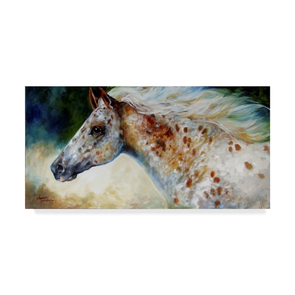 Trademark Fine Art 'Appaloosa Spirit' Canvas Art by Marcia Baldwin