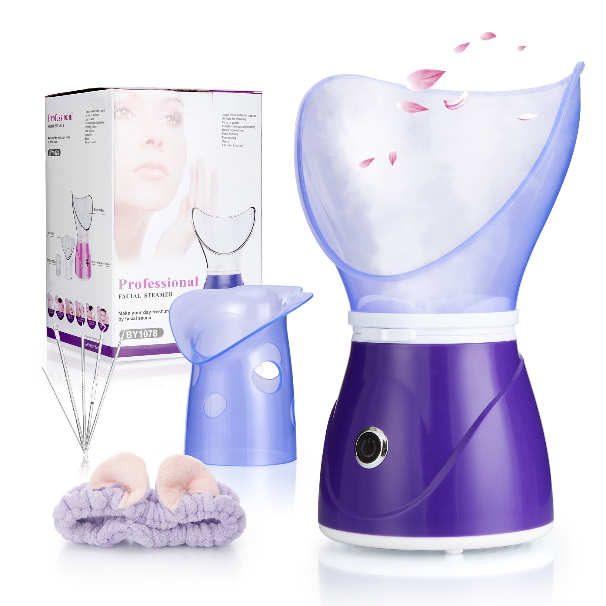 BN-LINK Portable Nano Facial Steamer, Warm Mist Skin Hydration