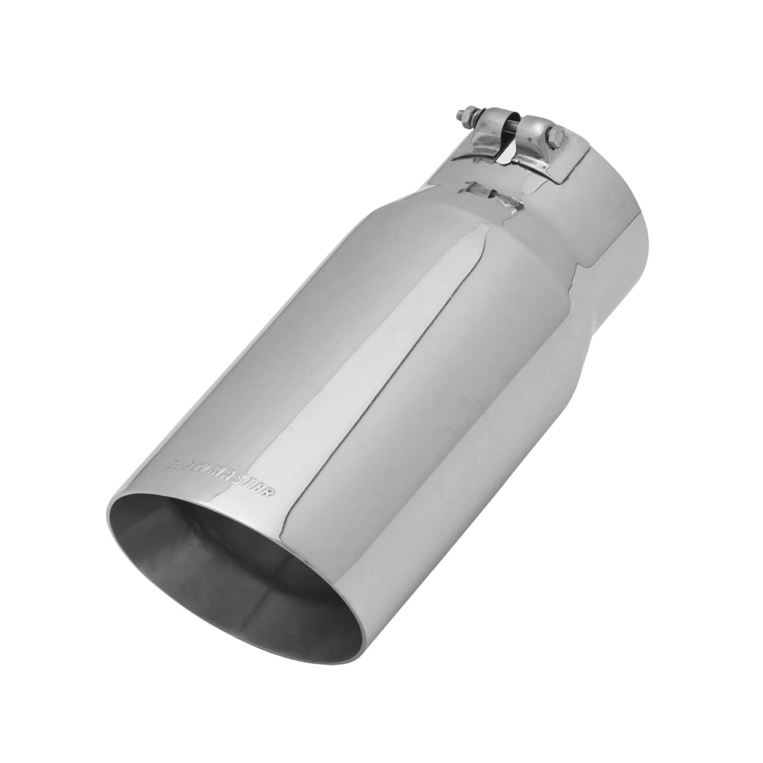 Flowmaster 15376 Exhaust Tip 500 In Angle Cut Polished Ss Fits 400