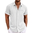 thumbnail image 1 of Hawaiian Shirt For Men, Men's Vintage Button Down Bowling Shirts Short Sleeve Summer Beach Shirt, 1 of 5