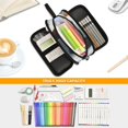thumbnail image 5 of Football Blast Pencil Case Stationary Holder Pen Bag Pencil Pouch Tool Organizer 3 Compartments, 5 of 8