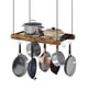 thumbnail image 1 of Organizador de Sartenes y Ollas de Pared para Cocina, Estante Organizador de Utensilios, Platos para Hogar, Restaurante, Estante de Ollas y Sartenes con 12 Ganchos Industrial Retro, 67 x 33cm, 1 of 9