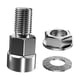thumbnail image 5 of Tornillo para remolque de bicicleta Adaptador de acoplamiento para remolque de bicicleta Extensión de eje M10x1.0, 5 of 7
