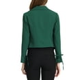 thumbnail image 3 of Allegra K Women's Elegant Open Front Cardigan Jacket Work Office Cropped Blazer, 3 of 6