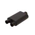 thumbnail image 1 of Flowmaster Exhaust Muffler 8425453 Super 44 Series; Stainless Steel Case; Dual 2-1/2 Inch Inlet; Single 3 Inch Center Outlet, 1 of 5