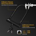 thumbnail image 2 of Cadena Bike U Lock NDakter, resistente, 15 mm, 4 pies, 2 of 8