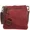 Burgundy, variant on Luxe Leather Women’s Crossbody Bag – Soft Suede with Brown Leather Strap, Casual Travel Shoulder Purse
