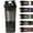 Black, variant on 16oz Protein Shaker Bottle with Mixing Ball - Leak-Proof, Double-Layer Storage for Powders & Capsules, Ideal for Gym & Outdoor Fitness Enthusiasts, Gym Essentials | Sleek Design | Durable Plasti